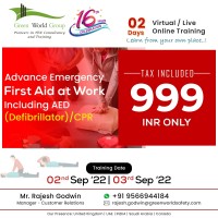 Limited time offer on First Aid course in Bangalore  INR 999 only